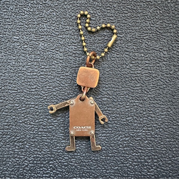 Coach Robot Metal Keychain Bag Charm - Picture 3 of 6